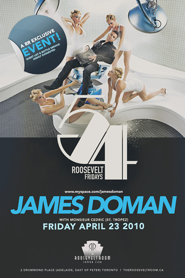 ROOSEVELT 54 presents JAMES DOMAN