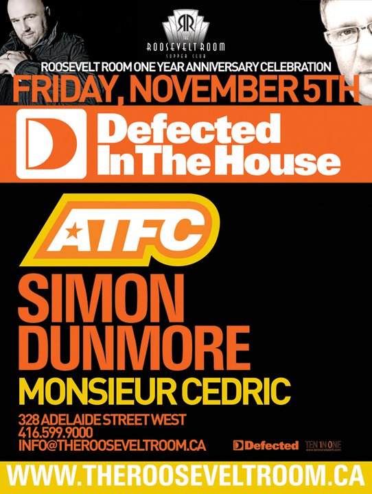 DEFECTED IN THE HOUSE with ATFC & SIMON DUNMORE