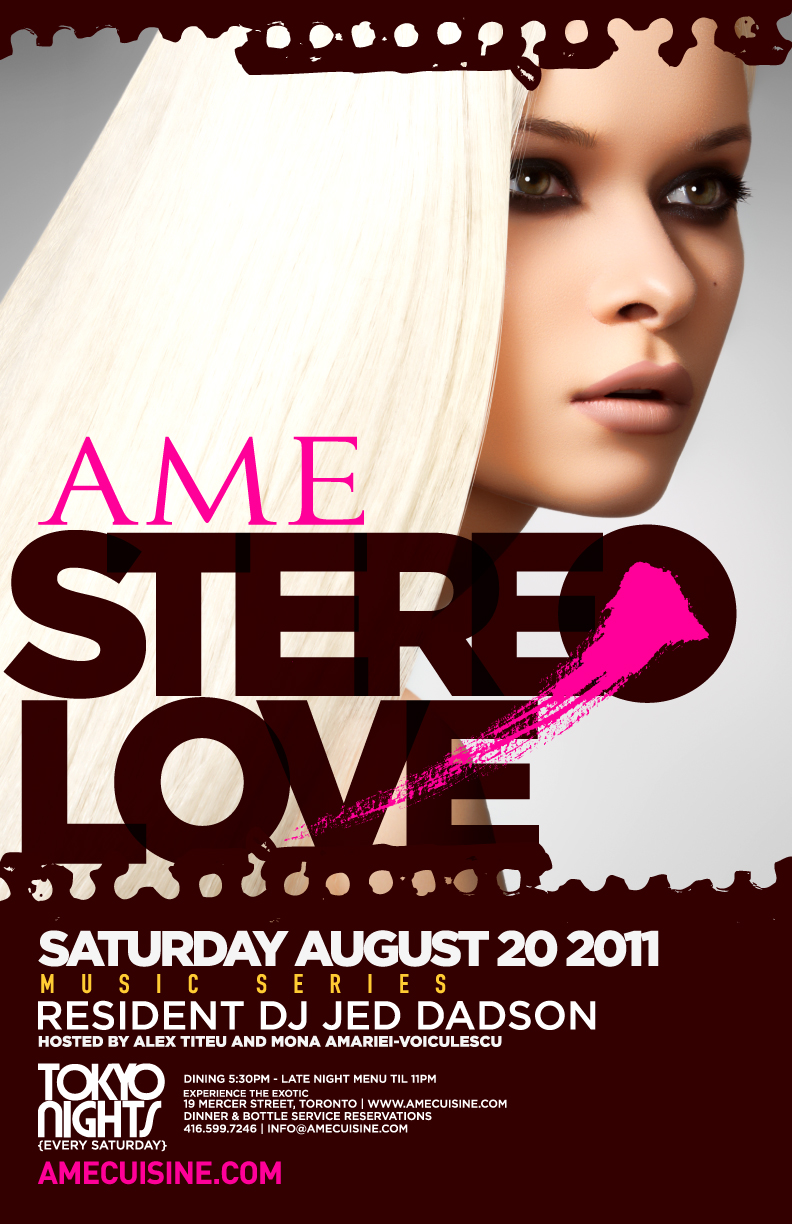 STEREO LOVE MUSIC SERIES at ULTRA SUPPER CLUB | AUG 20