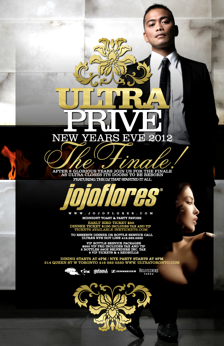 ULTRA PRIVE THE FINALE! w JOJO FLORES | NYE 2012