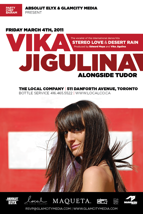 VIKA JIGULINA at THE LOCAL COMPANY (Toronto) | MAR 4