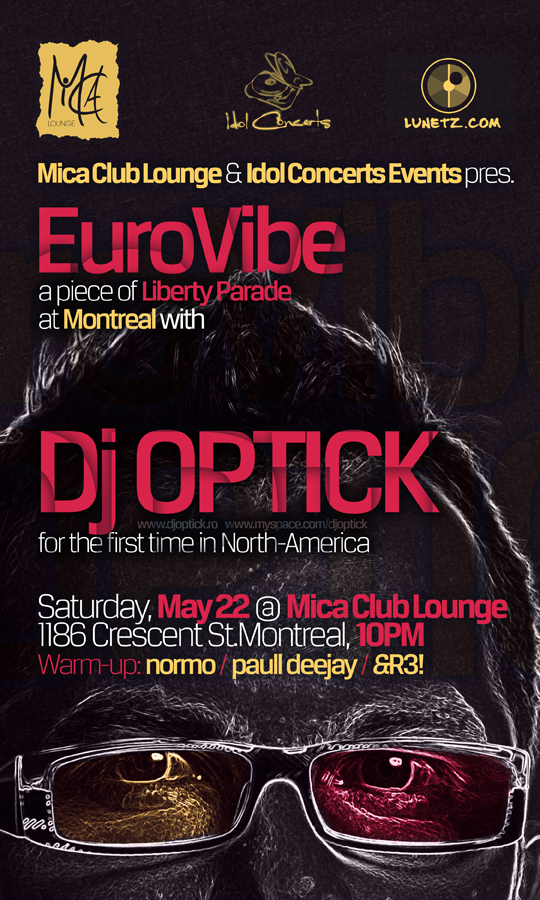 DJ OPTICK at MICA (Montreal) | MAY 22