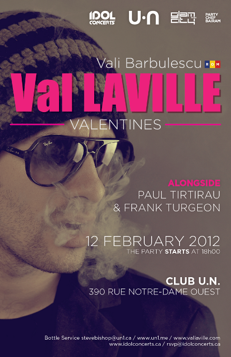 VAL LAVILLE VALENTINES at CLUB U.N. (Montreal) | FEB 12