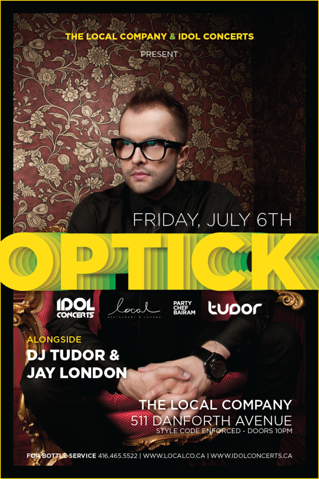 DJ OPTICK at THE LOCAL COMPANY (Toronto) | JUL 6