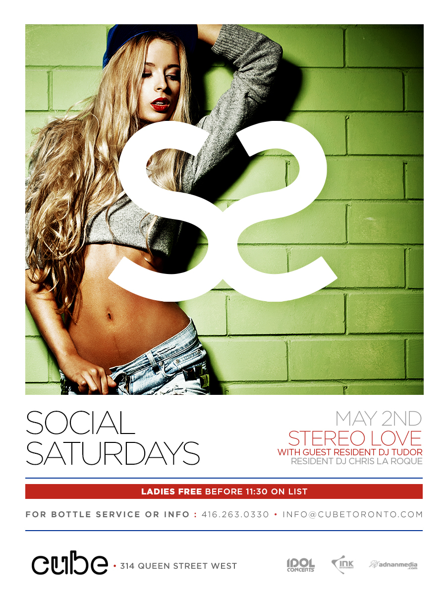 STEREO LOVE w/ DJ TUDOR at CUBE | MAY 2